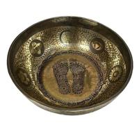 Campana tibetana extra large da 53,3 cm di diametro - Campane tibetane intagliate con piede - Terapia del suono - Meditazione - Yoga Session - Grandi ciotole curative