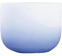 Campana Tibetana In Cristallo Di Quarzo Satinato A 432 Hz Con Percussore In Pelle Scamosciata E Anello Di Tenuta, Per Meditazione, Terapia Sonora, Yoga, Gola In Sol, 8 Po(B Corona-10 Pollici)