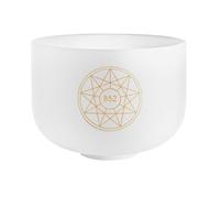 Campana tibetana in cristallo Solfeggio, quarzo ad alta purezza, per meditazione, ASMR, guarigione dei chakra, terapia del suono o yoga, 2 anni di garanzia
