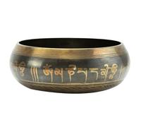 Campana Tibetana Set di campane tibetane da 8,5 a 20 cm, con ciotola for le Scritture opzionale, utile for meditazione, yoga, rilassamento, guarigione dei chakra e preghiera(10.5cm)