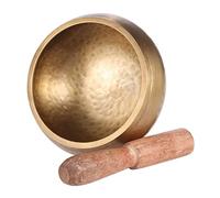 Campana tibetana, squisita campana tibetana da 3 pollici fatta a mano in metallo con percussore for il buddismo Meditazione buddista Guarigione Rilassamento Yoga, Campana tibetana del buddismo