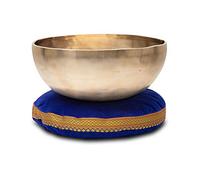 Campana Tibetana Terapeutica XDrum in tonalità D per Chakra Sacrale (Svadhisthana) - Ø 23 cm, 1300 g, bronzo fatto a mano in India, con cuscino abbinato.