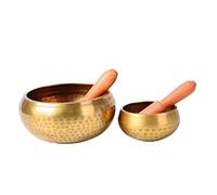 Campana tibetana tradizionale del Nepal, ciotola manuale per meditazione e relax