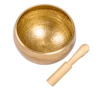 Campana Vibrazionale Campana Cantante in Ottone Texture in Ottone Perfetta per Bagni Sonori Reiki e Pratiche Benessere Olistico