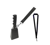 Campanaccio Con Manico Noise Maker Campane Cheering Campane Scuola Campane di chiamata a mano Campane di Mucca Palmare Per Calcio Gioco