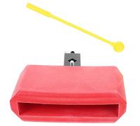 Campanaccio per Batteria Latin Percussion Rosso, Accessorio | Plastica e Metallo, Supporto per Percussioni e Morsetto di Montaggio, Battente Incluso