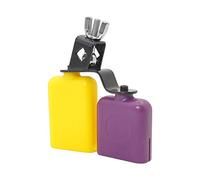 Campanaccio per Tamburi, Campanello Bicolore Cow Campane Vano Tamburo Doppio Campanello Cowbell Cowbell