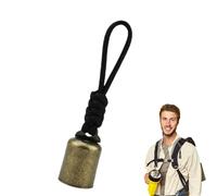 Campane a forma di orso per escursionismo, campane di emergenza, campane di emergenza, campane da campeggio, fischietto di sicurezza, per la fauna selvatica, zaino in spalla, campeggio, ciclismo