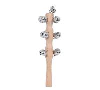 Campane A Mano Jingle In Legno - Campane A Mano Jingle | Jingle Hand Bellspercussion Rattle Musical Shaker Toy | Stick Jingle Bells Handen In Legno | Stick Wooden Dancing Concerts Stage Performance Bi