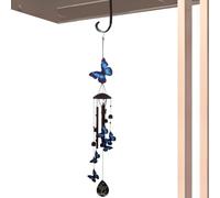 Campane a per Esterni - 96,5 cm Arte in Metallo Farfalla | Campane a per Esterni dal Suono Profondo,Per Giardino Cortile Portico Casa Balcone Fattoria Compleanno Inaugurazione della Casa