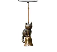 Campane a vento a forma di animale - Molinette per esterni, decorazione campanelle a vento a forma di gatto per la casa | Campane a vento a forma di animale in resina, campana appese