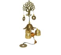 Campane a Vento, Campane a Vento in Metallo Vintage, Campanella Albero della Fortuna per Ricchezza e Salute, Scacciapensieri per Esterni e Interni, Decorazione