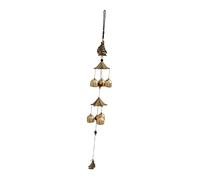Campane a vento, Campane a vento per esterni， 1pc metallo rame decorazioni in metallo for esterni campana appesa metallo benedizione carillon di vento decorazione cineserie decorazione finestra