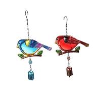 Campane a vento, Campane a vento per esterni， 2pcs Wind Chime Outdoor Hanging Decor Bird Wind Bell Garden Hanging Decor Creative Wind-bell Feng Shui Hanging Car Decor Home Decor Hanging Pendant