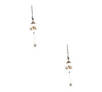 Campane a vento, Campane a vento per esterni， 3pcs Feng Shui Wind Chime Decorative Wind Chime Wind Chime for Garden Outdoor Hanging Wind Chime Windchime Wind Bell Vintage Wind Chime(46x4x3cmx2pcs)