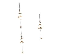 Campane a vento, Campane a vento per esterni， 3pcs Feng Shui Wind Chime Decorative Wind Chime Wind Chime for Garden Outdoor Hanging Wind Chime Windchime Wind Bell Vintage Wind Chime(46x4x3cmx3pcs)