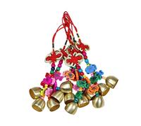 Campane a vento, Campane a vento per esterni， Campanella a vento for borsa Carillon a vento con nodo cinese Carillon a vento for auto Carillon a vento etico in bambù in stile cinese piccolo regalo