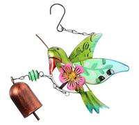 Campane a vento, Campane a vento per esterni， Regalo di colibrì Scacciapensieri da balcone Colibrì Scacciapensieri Anello Carillon Colibrì Ornamento Scacciapensieri da balcone Regalo di colibrì