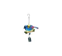 Campane a vento Campanelli eolici in stile nordico, ornamenti da appendere a forma di uccello rosso e blu, campanelli eolici for la decorazione creativa della casa Campane tubolari(Blauw,Bell)