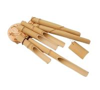 Campane A Vento Per Esterno Il carillon a vento in bambù da 75,0 cm e i suoi oggetti artigianali sono adatti for giardini esterni, terrazze, decorazioni for la casa, retrò per giardino(Green)