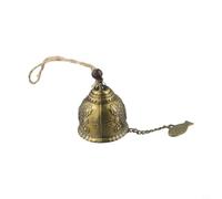 Campane a vento portafortuna in metallo e rame, ornamento campane a vento, per cortile, giardino, casa, decorazione per la casa, Buddha, fenice, pesce, drago, Feng Shui, buona fortuna per esterni e