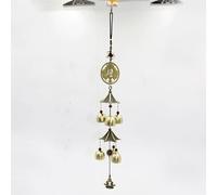 Campane a Vento, Scacciapensieri da Appendere, Campanelli a Vento, Scaccia Pensieri da Esterno, Scacciapensieri da Esterno in Metallo, Feng Shui Campanella, Cinese Campanelle della Benedizione, 56 cm