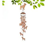Campane A Ventos Cani, Bulldog Francese Scacciapensieri Per Esterno, Scacciapensieri Da Appendere Metallo Vintage Decorazioni Giardino, Casa