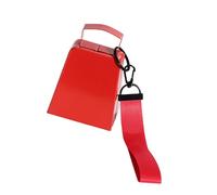Campane anti-corrosive Cheer Bells Big Load Iron Design Forte Noise Maker per giochi sportivi concerti impugnatura sicura maniglia inclusa cinturino da polso Cowbell