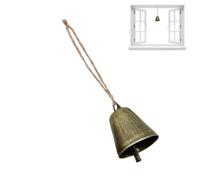 Campane artigianali vintage, in metallo, appendibili, decorativo per campane a , per Natale e matrimoni, con suono classico e design multiuso, strumento leggero per lavori artigianali