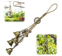 Campane da giardino con campane a vento per esterni, in metallo, per interni ed esterni, veranda e decorazione per la casa
