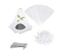 Campane da giardino per piante, 30 x 20 cm, coperture protettive in PVC | Queste coperture in PVC trasparente proteggono le giovani piante e i germogli dal gelo, dalle intemperie e dagli animali da