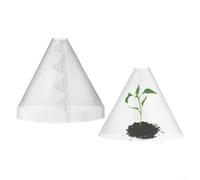 Campane da giardino riutilizzabili per piante, protezioni per piante in plastica trasparente come protezione solare e antigelo, barriera contro le intemperie per giovani e delicati (10 pezzi)