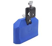 Campane da mucca, a sgancio rapido, in plastica ABS, 5 x 3, 8 cm, per percussioni e strumenti a percussione, accessorio per batteria (blu)