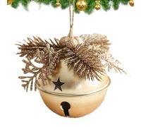 Campane Decorative,Decorazione di Natale in Metallo - Sonaglio Natalizio Per La Casa Con - per Matrimonio, Festa, Casa, Fattoria, Interno, Esterno e Albero di Natale