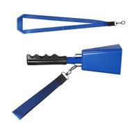 Campane di mucca Noise Maker Campane Scuola Campane di chiamata a mano Campane Cowbell Calcio Gioco Cheering Bells Percussioni a mano Campanaccio Cowbell Con Maniglia Per Evento Sportivo Gioco di