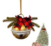 Campane Di Natale per L'albero,Ciondolo Festivo Celebrazione - Campana D'oro Di Natale con Fiocco | per Sala Camera Da Letto Sala Da Pranzo Scale La Porta Principale Giardino E