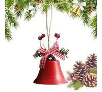 Campane di Natale vintage, campanelle di Natale decorative | Campane natalizie in metallo, per mucche in armonia, campanelle antiche di con fiocco di/bacche per porte, soggiorni