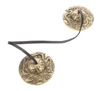 Campane Di Piatti Tingsha in Ottone Per Meditazione Yoga E Pratiche Di Consapevolezza Suono E Melodioso Guarigione E L'arredamento Feng Shui