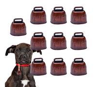 Campane di vacca, campane di capra per pascolo, piccola campana in metallo, collare di capra con decorazione retrò, piccola campana per mucca, cavallo, pecora, antifurto