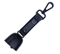 Campane d'orso per escursionismo - Attrezzatura di sicurezza magnetica portatile con allarme, campanello con cinturino in pelle, per escursionismo, zaino in spalla, arrampicata, ciclismo, attività