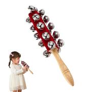 Campane in legno jingle a mano - strumento Jingle Bells | Bêll Jinglê che scuote la campana di slitta | Bêlls di slitta portatile | Bambini strumenti a mano in legno Jinglê Bell | Sonagli per le percu