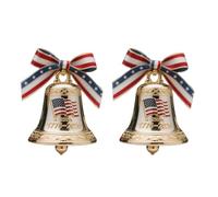 Campane in metallo per il 250° anniversario, ornamento per albero di Natale, decorazione per collezionisti, appassionati di storia, decorazione storica per le festività