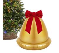 Campane natalizie - 22 pollici ornamenti gigante jingle camp con | Ornamenti natalizi gonfiabili | Balloon della decorazione in oro globale per piscina in spiaggia per le vacanze in un prato inve