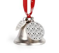 Campane natalizie per cani dalmata ornamenti da appendere campana a vento Jingle Bell Craft Bells per feste di Natale porta Love Bell