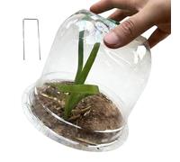 Campane protettive per piante di alta qualità per il giardino, traspiranti, impermeabili e trasparenti, coperture protettive per piantine in giardino, per l'inverno all'aperto, nei vivai, giardini