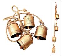 Campane Shabby Chic Rustiche da Appendere Jingle Decorazione Albero di Natale...