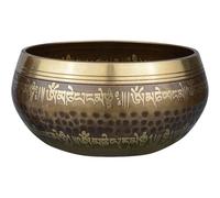 Campane tibetane da 12,7 cm, per meditazione, con cuscino in seta e mazzuolo, per guarigione, chakra, yoga, consapevolezza