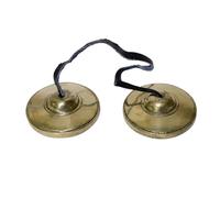 Campane tibetane da meditazione - Piatti Tingsha in ottone fatti a mano, toni puri di risonanza per la consapevolezza, lo yoga e le pratiche di guarigione del suono