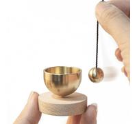 Campane Tibetane Piccoli Sonagli Con Base In Legno