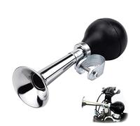 Campanella Clacson per Bicicletta Tromba d'Aria Retrò Trombetta da Manubrio per Bicicletta Avvisatore Acustico per Bicicletta con Morsetto Regolabile per Montaggio sul Manubrio - Diametro Corno 5,5 cm
